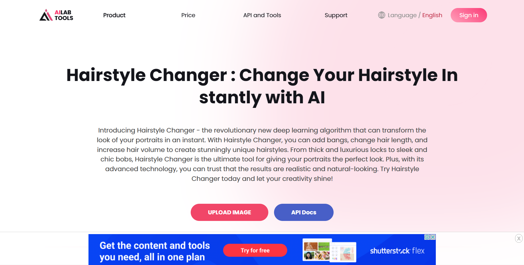 Hairstyle Changer Ai Website 